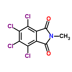 N-甲基-3,4,5,6-四氯邻苯二甲酰亚胺结构式