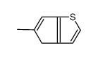 5-methyl-4H-cyclopenta[b]thiophene结构式