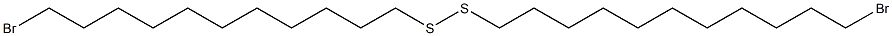 Bis(11-bromoundecyl) disulfide structure