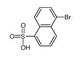 5-bromonaphthalene-1-sulfonic acid结构式