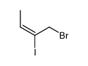 (E)-1-bromo-2-iodobut-2-ene Structure