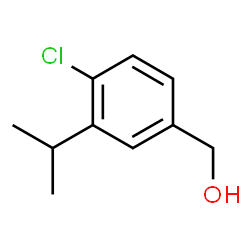 (4-Chloro-3-isopropylphenyl)methanol结构式