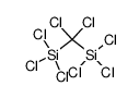 Dichloro-bis(trichlorosilyl)methane结构式