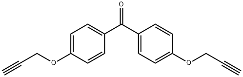 Bis(4-(prop-2-yn-1-yloxy)phenyl)methanone structure