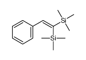 Silane, (phenylethenylidene)bis(trimethyl- Structure