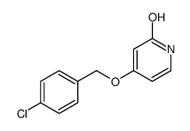 4-[(4-chlorophenyl)methoxy]-1H-pyridin-2-one Structure