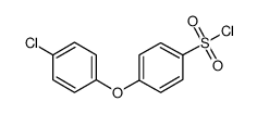 4-(4-氯苯氧基)苯-1-磺酰氯结构式