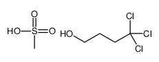 methanesulfonic acid,4,4,4-trichlorobutan-1-ol结构式