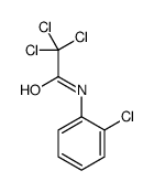 ACETAMIDE, 2,2,2-TRICHLORO-N-(2-CHLOROPHENYL)- Structure