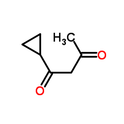 环丙基-1,3-丁二酮结构式