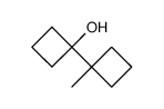 1-(1-Methylcyclobutyl)cyclobutanol结构式