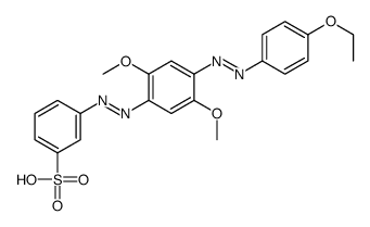 3-[[4-[(p-ethoxyphenyl)azo]-2,5-dimethoxyphenyl]azo]benzenesulphonic acid Structure