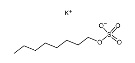 sulfuric acid monooctyl ester, potassium salt结构式