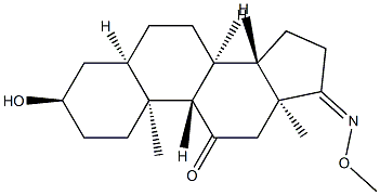 3α-Hydroxy-17-(methoxyimino)-5β-androstan-11-one picture