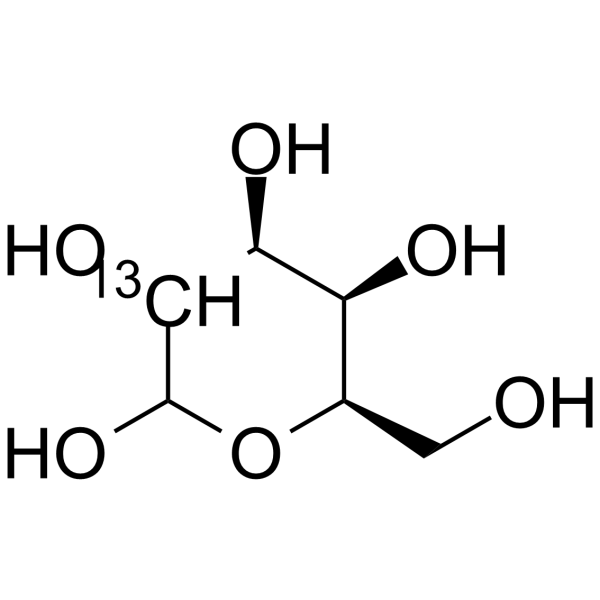 D-Galactose-13C-1 Structure