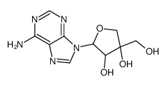 2-(6-aminopurin-9-yl)-4-(hydroxymethyl)oxolane-3,4-diol Structure