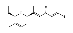 (2R,6R)-6-ethyl-2-((S,2E,5E)-6-iodo-4-methylhexa-2,5-dien-2-yl)-5-methyl-3,6-dihydro-2H-pyran Structure