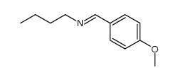 N-(4'-methoxybenzylidene)butan-1-amine结构式