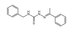 acetophenone-(4-benzyl thiosemicarbazone) Structure