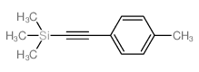 TRIMETHYL(P-TOLYLETHYNYL)SILANE structure