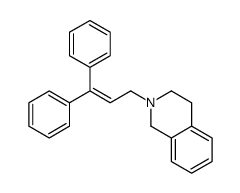 2-(3,3-diphenylprop-2-enyl)-3,4-dihydro-1H-isoquinoline结构式