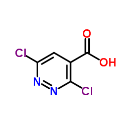 3,6-Dichloro-4-pyridazinecarboxylic acid structure