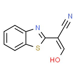 2-Benzothiazoleacetonitrile,alpha-(hydroxymethylene)-(9CI) structure