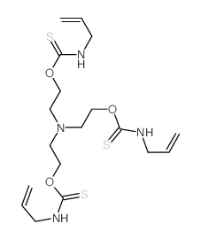 Carbamothioic acid,2-propenyl-, O,O',O''-(nitrilotri-2,1-ethanediyl) ester (9CI) structure