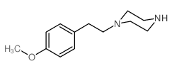 1-[2-(4-Methoxyphenyl)ethyl]piperazine Structure