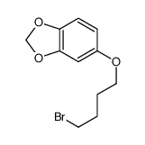 5-(4-bromobutoxy)-1,3-benzodioxole结构式
