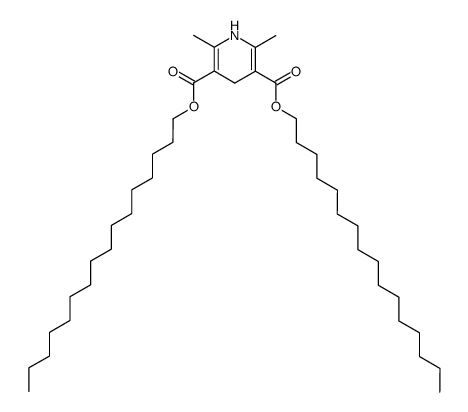 2,6-Dimethyl-1,4-dihydro-pyridine-3,5-dicarboxylic acid dihexadecyl ester Structure