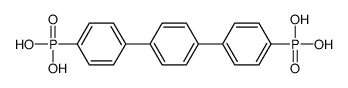 [4-[4-(4-phosphonophenyl)phenyl]phenyl]phosphonic acid Structure