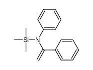 N-(1-phenylethenyl)-N-trimethylsilylaniline Structure