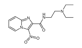 3-nitro-imidazo[1,2-a]pyridine-2-carboxylic acid 2-diethylamino-ethylamide结构式