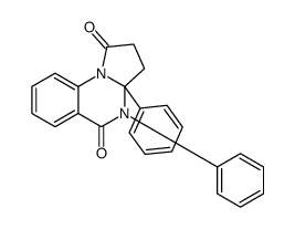 3a,4-diphenyl-2,3-dihydropyrrolo[1,2-a]quinazoline-1,5-dione Structure