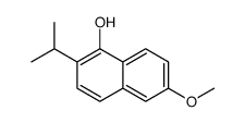 6-methoxy-2-propan-2-ylnaphthalen-1-ol结构式