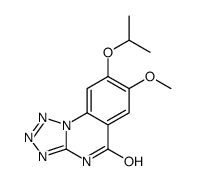 7-methoxy-8-propan-2-yloxy-1H-tetrazolo[1,5-a]quinazolin-5-one结构式