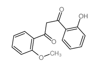 1-(2-hydroxyphenyl)-3-(2-methoxyphenyl)propane-1,3-dione结构式