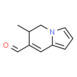 7-Indolizinecarboxaldehyde,5,6-dihydro-6-methyl-(9CI) structure