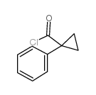 1-PHENYL-CYCLOPROPANECARBONYL CHLORIDE Structure