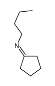 N-butylcyclopentanimine结构式