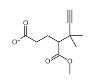 4-methoxycarbonyl-5,5-dimethylhept-6-ynoate Structure