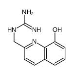 2-[(8-hydroxyquinolin-2-yl)methyl]guanidine Structure