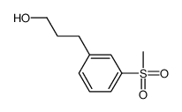 3-(3-methylsulfonylphenyl)propan-1-ol Structure