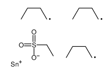 tributyl[(ethylsulphonyl)oxy]stannane structure