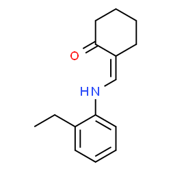 Cyclohexanone, 2-[[(2-ethylphenyl)amino]methylene]- (9CI) Structure