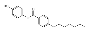 (4-hydroxyphenyl) 4-octylbenzoate Structure