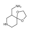 1,4-dioxa-8-azaspiro[4.5]decan-6-ylmethanamine结构式