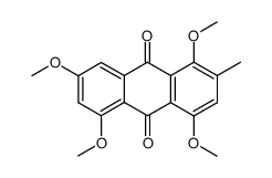 catenarin tetramethyl ether结构式