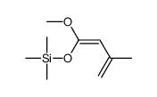 (1-methoxy-3-methylbuta-1,3-dienoxy)-trimethylsilane Structure